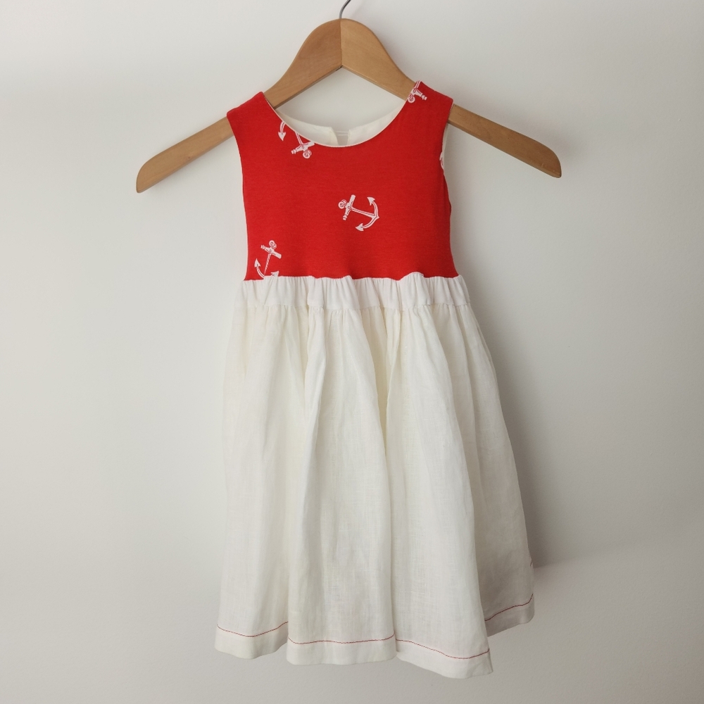 Bogner & Piccolini Linen Anchor Dress